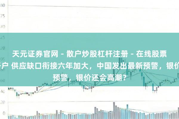 天元证券官网 - 散户炒股杠杆注册 - 在线股票配资如何开户 供应缺口衔接六年加大，中国发出最新预警，银价还会高潮？