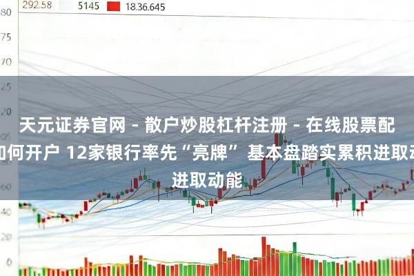 天元证券官网 - 散户炒股杠杆注册 - 在线股票配资如何开户 12家银行率先“亮牌” 基本盘踏实累积进取动能