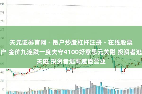 天元证券官网 - 散户炒股杠杆注册 - 在线股票配资如何开户 金价九连跌一度失守4100好意思元关隘 投资者逃离避险营业