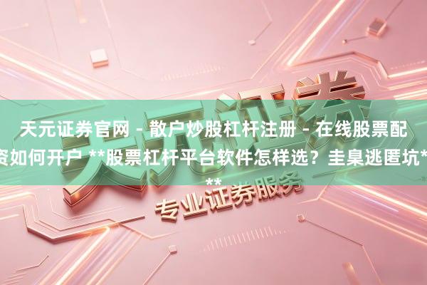 天元证券官网 - 散户炒股杠杆注册 - 在线股票配资如何开户 **股票杠杆平台软件怎样选？圭臬逃匿坑**